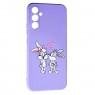 Чехол-накладка Art Soft Case Samsung A346 Galaxy A34 Bunny Love