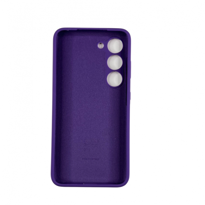 Силиконовый чехол для Samsung G991 Galaxy S21 Темно Фиолетовый FULL-1