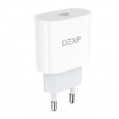 Сетевое зарядное устройство Hoco DC23 PD 20W/QC3.0 White