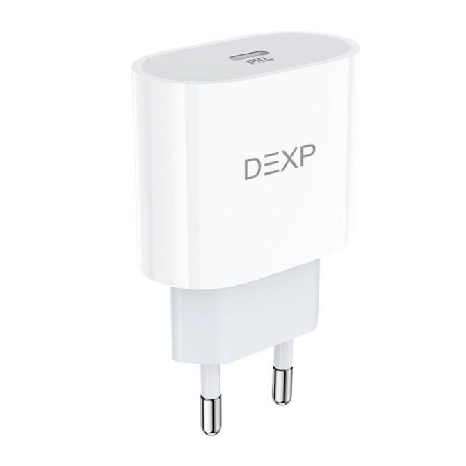 Сетевое зарядное устройство Hoco DC23 PD 20W/QC3.0 White