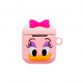 Чохол U-Like Silicone Case For Airpods Pro Cartoon Duck Pink Чохол U-Like Silicone Case For Airpods Pro Cartoon Duck Pink