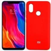 Чехол Soft Case для Xiaomi Mi8 Красный FULL