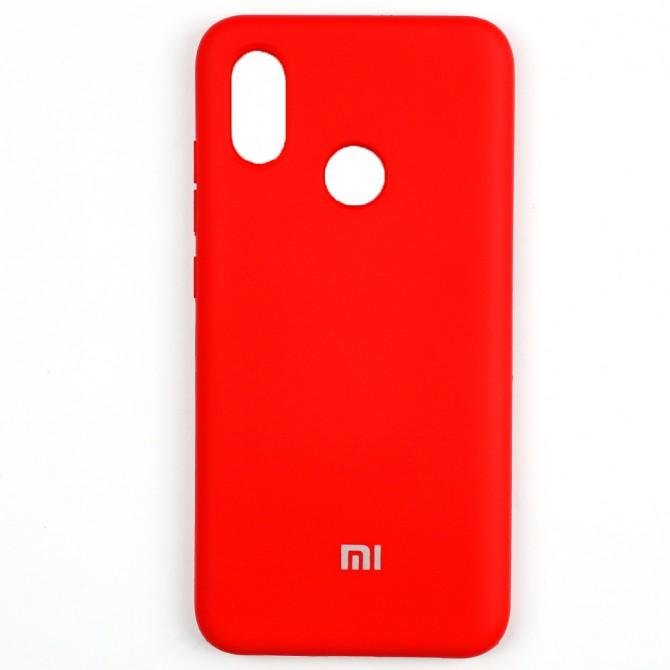 Чехол Soft Case для Xiaomi Mi8 Красный FULL-1