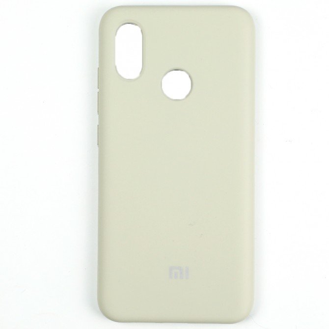 Чохол Soft Case для Xiaomi Mi8 Сiрий FULL-1