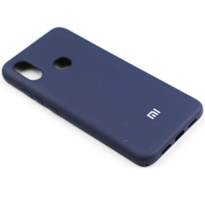 Чехол Soft Case для Xiaomi Mi8 Синий FULL-3
