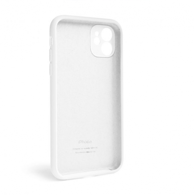 Силиконовый чехол для iPhone 12 Белый-1