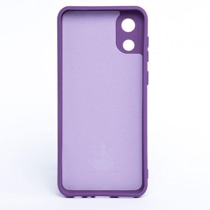 Чехол Original Soft Case Samsung A032 Galaxy A03 Core Фиолетовый FULL-1