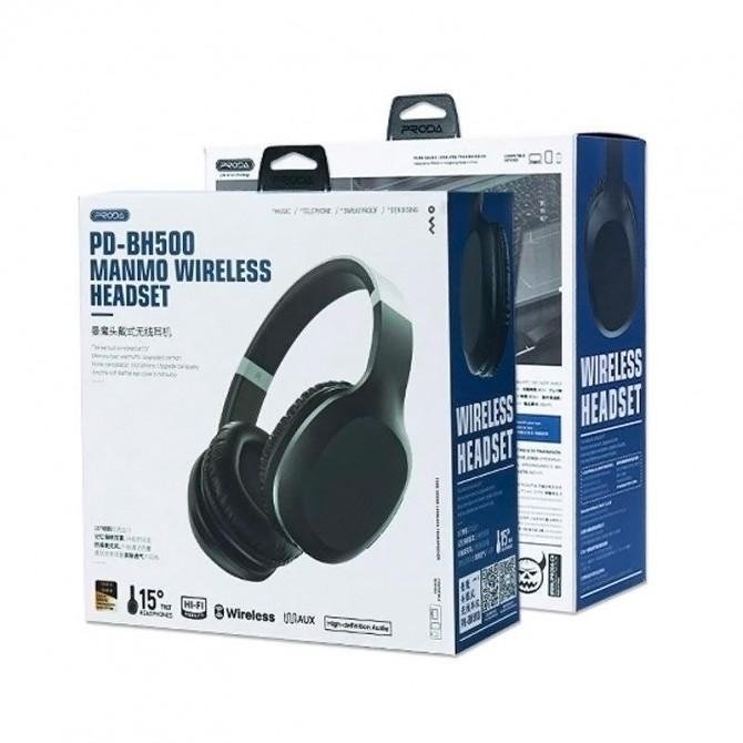 Stereo Bluetooth Headset Proda (OR) BH500 Black-2