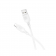 Кабель USB Borofone BX113 Lenny Lightning 2.4A White 1m