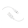 Кабель USB Borofone BX113 Lenny Lightning 2.4A White 1m