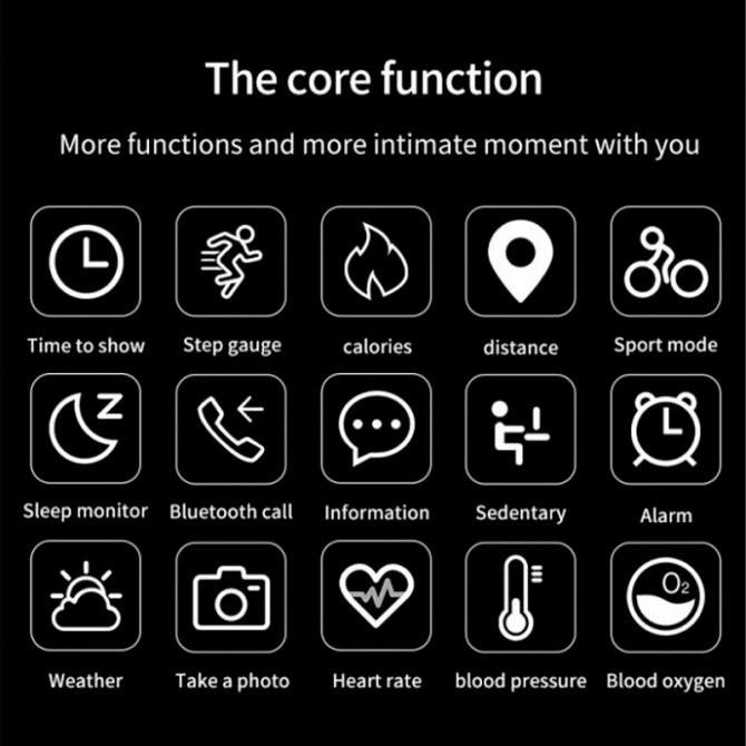 Смарт часы Smart Watch Kumi KU1 Gold-2