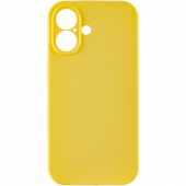 Силиконовый чехол для iPhone 16 Plus Yellow FULL