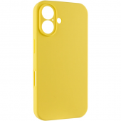 Силиконовый чехол для iPhone 16 Plus Yellow FULL