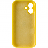 Силиконовый чехол для iPhone 16 Plus Yellow FULL
