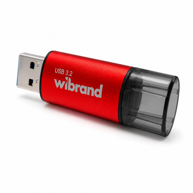 Флешка Wibrand USB 3.2 Gen1 16Gb Ladybug Червоний-2