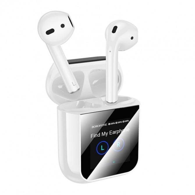 Stereo Bluetooth Headset Borofone BW86 Brocade TWS White