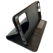 Чохол-книжка Lines Leather for Xiaomi Redmi Note 14 5G Black Чохол-книжка Lines Leather for Xiaomi Redmi Note 14 5G Black