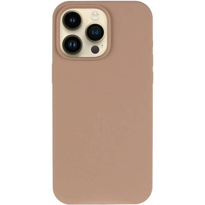 Силиконовый чехол для iPhone 15 Plus Desert Gold FULL