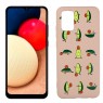 Чехол Funny Animals series для Samsung A025 Galaxy A02s Pink Sand Avocado