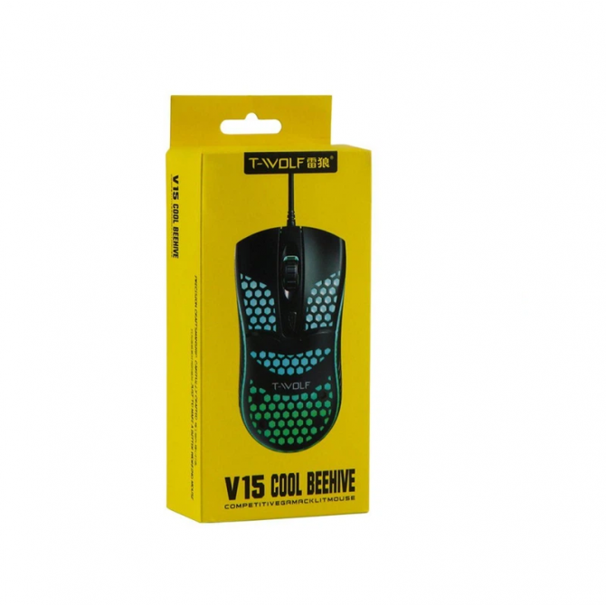 Миша Twolf V15 Wired Black-2