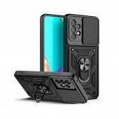 Чехол HONOR Hard Defence Series Samsung A725 Galaxy A72 Black (with Camshield and magnet) Чехол HONOR Hard Defence Series Samsung A725 Galaxy A72 Black (with Camshield and magnet)