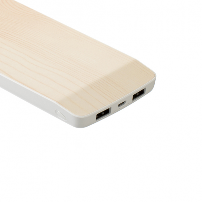 Повербанк Hoco J5 Wooden (8000mAh) Pear Wood-2