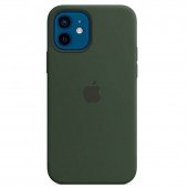 Чехол Original Full Soft Case (MagSafe) for iPhone 12 Pro Max Dark Green Чехол Original Full Soft Case (MagSafe) for iPhone 12 Pro Max Dark Green