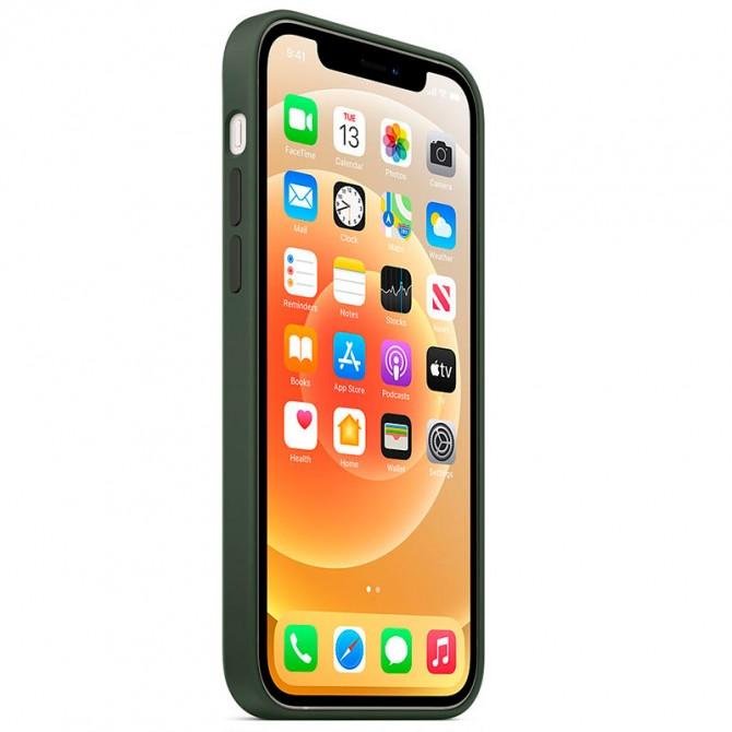 Чехол Original Full Soft Case (MagSafe) for iPhone 12 Pro Max Dark Green-2