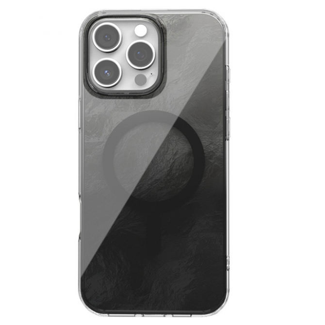 Чохол TPU Shiny Mountain (MagFit) для Apple iPhone 16 Pro (6.3") Black