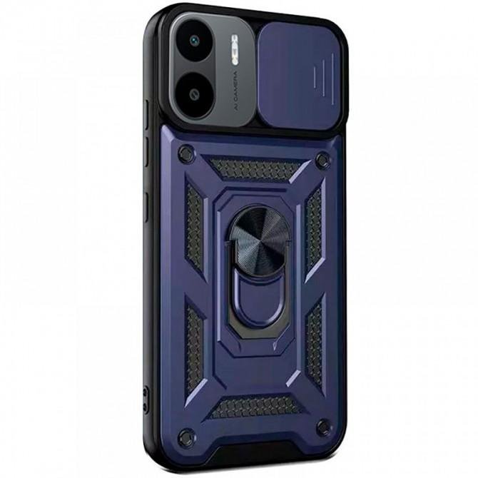 Чохол-накладка HONOR Hard Defence Series Xiaomi Redmi A1 Blue (with Camshield and magnet)