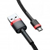 Кабель Baseus Cafule MicroUSB (CAMKLF-C91) Black/Red 2m Кабель Baseus Cafule MicroUSB (CAMKLF-C91) Black/Red 2m