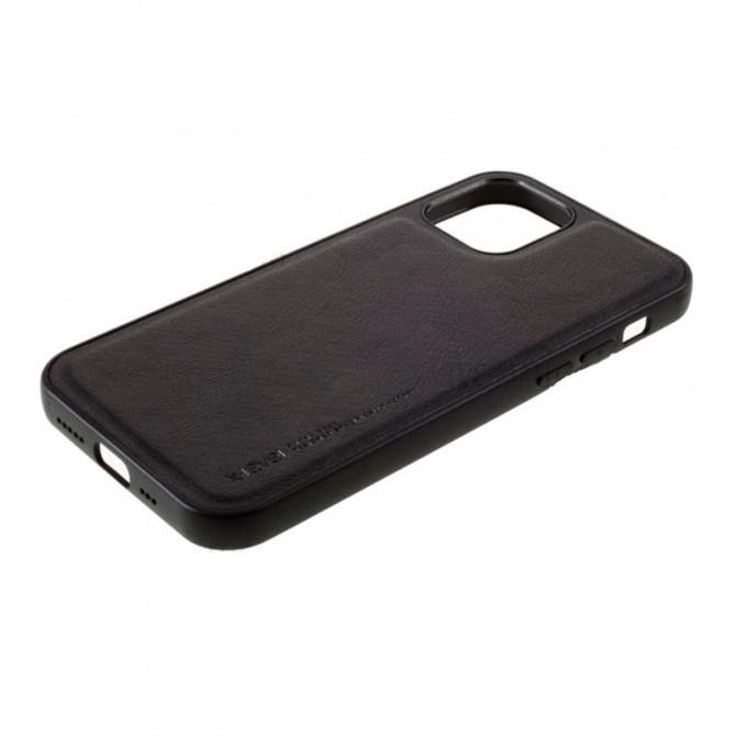 Чехол X-Level Leather series iPhone 12 mini Black-4