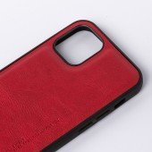 Чохол-накладка X-Level Leather series iPhone 12 mini Red Чохол-накладка X-Level Leather series iPhone 12 mini Red