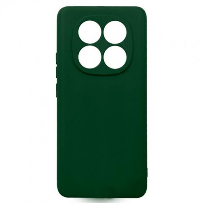 Силиконовый чехол Soft для Xiaomi Redmi Note 14 Pro 4G Темно Зеленый FULL