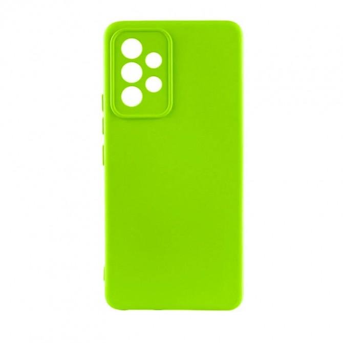 Чехол Original Soft Case Samsung A525 Galaxy A52 Неоново Зеленый FULL