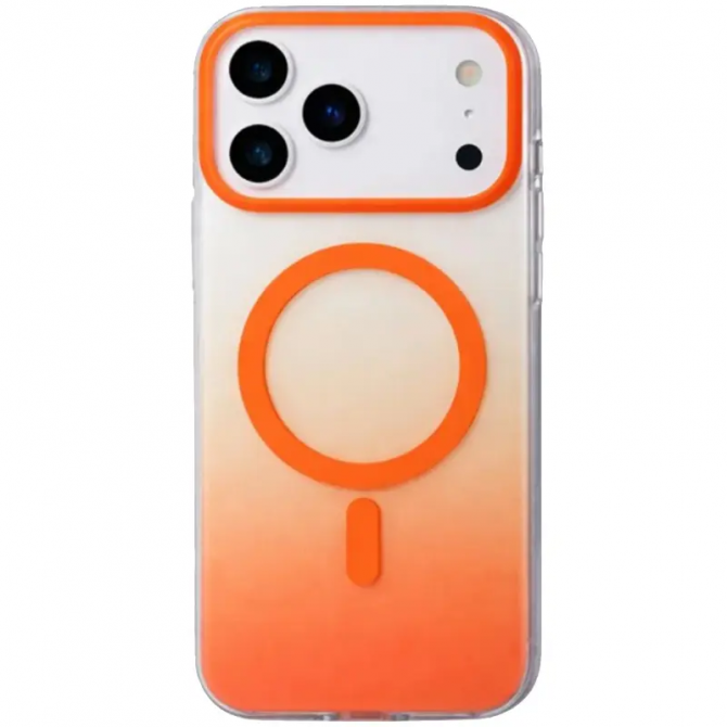 Чохол TPU+PC Phantom with MagSafe для Apple iPhone 17 Pro (6.3") Orange