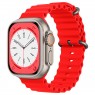 Ремешок для Apple Watch 42/44/45/49mm Ocean Band Red