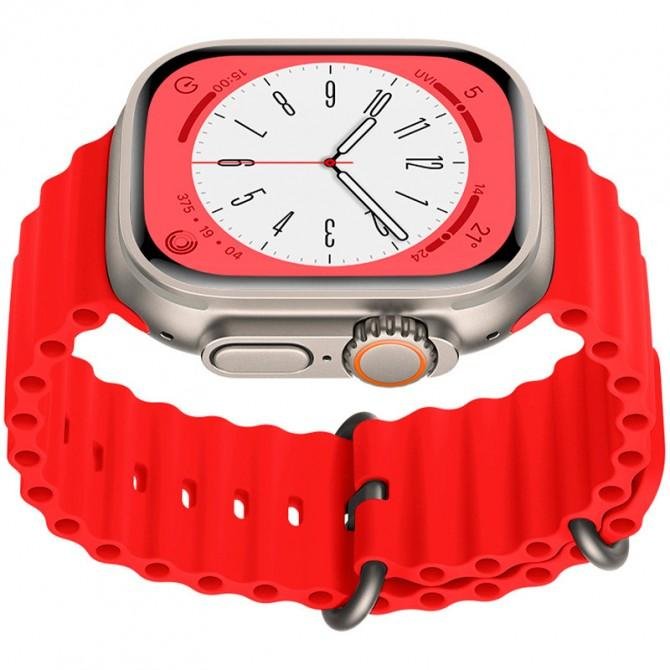 Ремешок для Apple Watch 42/44/45/49mm Ocean Band Red-1
