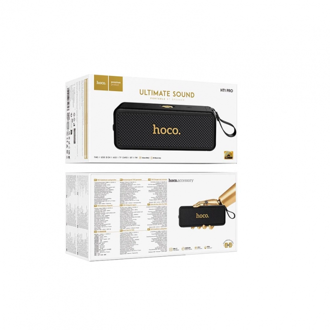 Колонка Bluetooth Hoco HT1 Pro Marquis 16W Black-3