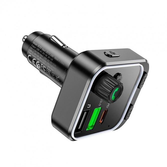 ФМ Модулятор Borofone BC53 Highway PD20w+QC3.0 Black-1