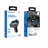 ФМ Модулятор Borofone BC53 Highway PD20w+QC3.0 Black