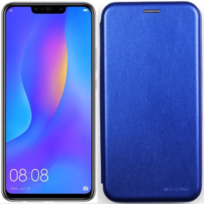 Чехол книжка U-Like Best для Huawei P Smart Plus/Nova 3i Blue