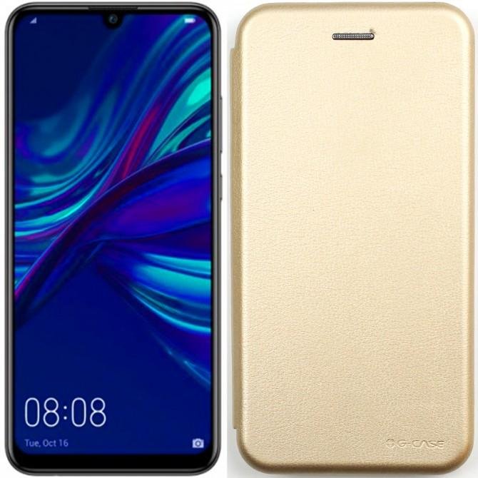 Чехол книжка U-Like Best для Huawei Y7 2019 Gold