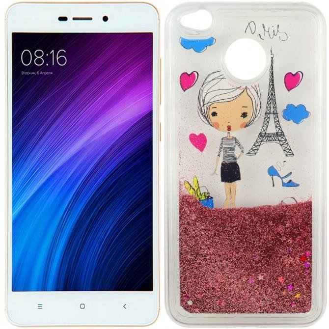 Чохол U-Like Aqua Case для Xiaomi Redmi 4x Леді