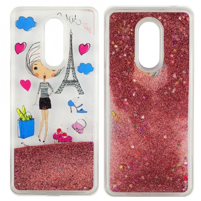 Чохол U-Like Aqua Case для Xiaomi Redmi 5 Plus Леді-1