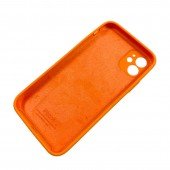 Силіконовий чохол для iPhone 11 Помаранчевий FULL (SQUARE SHAPE) Силіконовий чохол для iPhone 11 Помаранчевий FULL (SQUARE SHAPE)