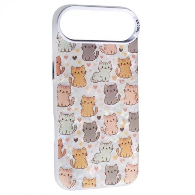 Накладка PC Soft Milk для iPhone 17 Pro Max Cats