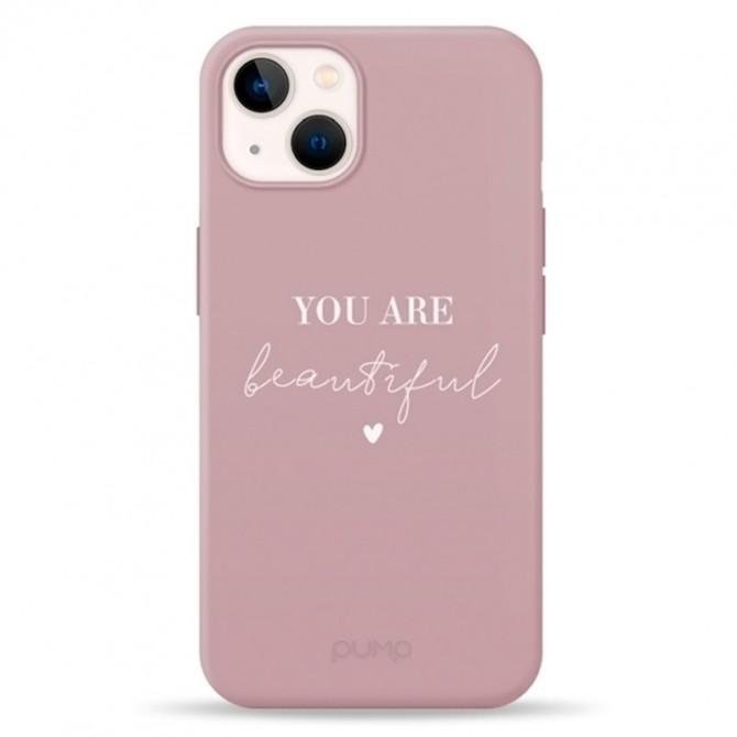 Чехол Pump Silicone Minimalistic Case for iPhone 13 You Are Beautiful