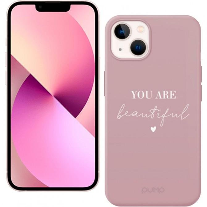 Чехол Pump Silicone Minimalistic Case for iPhone 13 You Are Beautiful-1