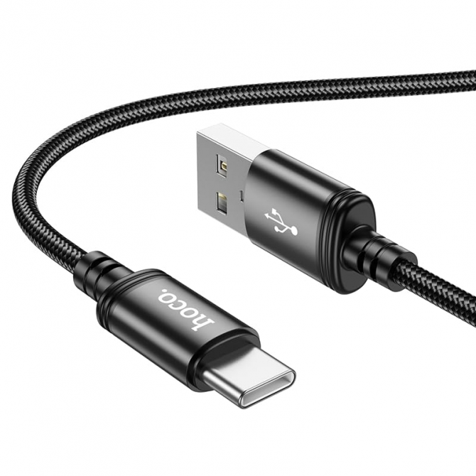 Кабель USB Hoco X89 Wind Type-C 3A Black 2m